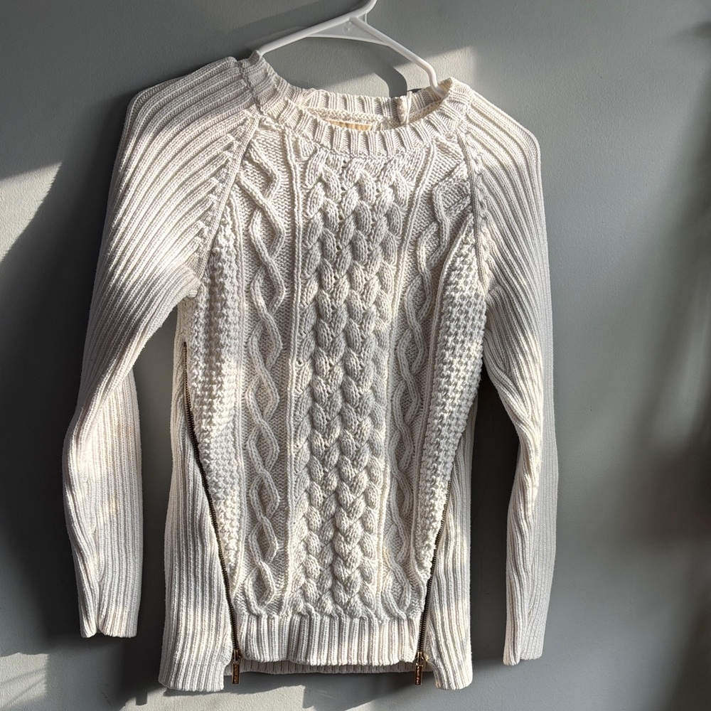 Michael Kors Cream Cable Knit Women’s Sweater